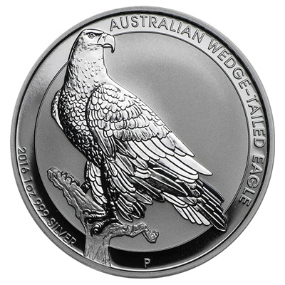 (image for) 2016 1oz Silver Coin – Australian WEDGE-TAILED EAGLE